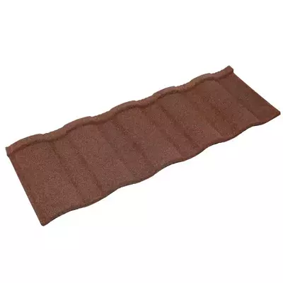 Композитная черепица Grand Line Roman Какао 1350*415мм