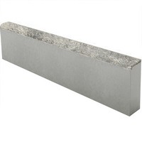 Камень садовый Stein Silver верхний прокрас на белом / сером цементе основа - серый цемент 1000*200*80мм Steingot